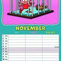 Otter House - Wacky World of His Hers and Theirs Planner Slim Calendar 2027 additional 4