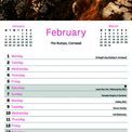 Otter House - West Country Slim Calendar 2027 additional 3