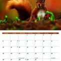 Otter House - Wildlife of Britain A4 Calendar 2027 additional 3
