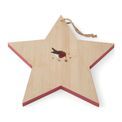 Cooksmart Christmas Robins Retreat Bamboo Star Shaped Board additional 1