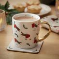 Cooksmart Christmas Robins Retreat Barrel Mug additional 2
