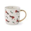Cooksmart Christmas Robins Retreat Barrel Mug additional 1