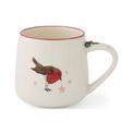 Cooksmart Christmas Robins Retreat Ceramic Bell Mug additional 1