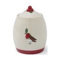 Cooksmart Christmas Robins Retreat Ceramic Canister additional 1