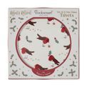 Cooksmart Christmas Robins Retreat Ceramic Trivets Set Of 2 additional 1