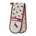 Cooksmart Christmas Robins Retreat Double Oven Glove additional 1