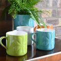 Beau &amp; Elliot Carnaby Embossed Mug Teal additional 2