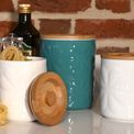 Beau &amp; Elliot Carnaby Large Ceramic Jar Teal additional 3