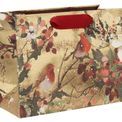 Glick - Landscape Medium Gift Bag Gilded Robins additional 1