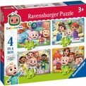 Ravensburger Cocomelon 4 in a Box (12, 16, 20, 24 piece) Jigsaw Puzzles - 3113 additional 1
