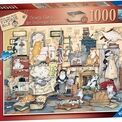 Linda Jane Smith Crazy Cats Go Salvage Hunting 1000 Piece Jigsaw Puzzle additional 1