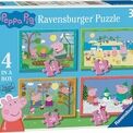 Ravensburger Peppa Pig Four Seasons 4 in a Box (12, 16, 20, 24 piece) Jigsaw Puzzles - 3114 additional 1