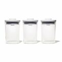 OXO Good Grips Round POP 3 Piece Cannister Set additional 1