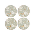Creative Tops - Duck Egg Floral Bird Set of 4 Round Coasters additional 2