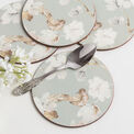 Creative Tops - Duck Egg Floral Bird Set of 4 Round Coasters additional 3