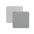 Creative Tops - Fuax Leather Silver Set of 4 Coasters additional 1