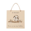 Wrendale Designs Sloth Be Yourself Wooden Plaque additional 1