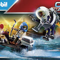 Playmobil - Police Jet Pack with Boat - 70782 additional 1