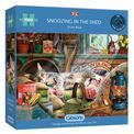Gibsons - Snoozing in the Shed 1000 Piece Jigsaw Puzzle additional 1