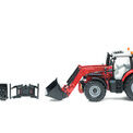 1:32 Britains Farm Toys - Massey Ferguson 6616 Tractor With Front Loader - 43082A1 additional 1
