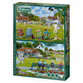 Jumbo - The Village Sporting Greens - 2 x 1000 Piece - 11309 additional 3