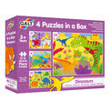 GALT - Dinosaurs 4 Puzzles In A Box - 1004735 additional 1