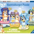 Ravensburger - Bluey Four Large Shaped Jigsaw Puzzle additional 1