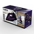 Tower Ceraglide 2 in 1 Cord/Cordlesss Steam Iron - 2400W Purple additional 2