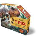 I Am T-Rex Dinosaur-Shaped Jigsaw Puzzle (100pc) additional 1