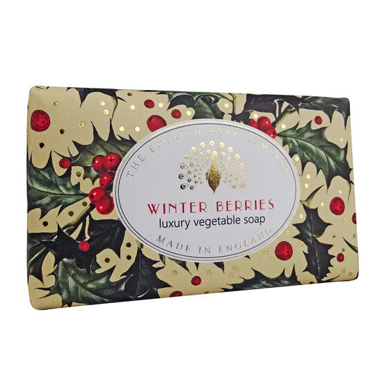 English Soap Company Winter Berries Christmas Soap