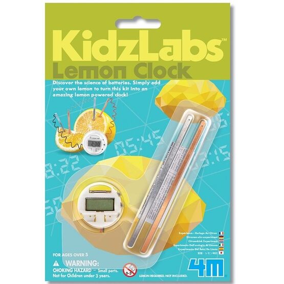 Great Gizmos - KidzLabs Lemon Clock - 2749