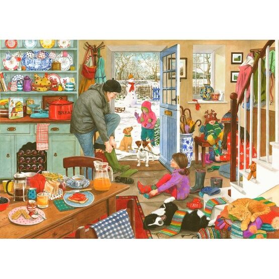 The Appleton Collection Woolly Hats & Wellies 1000 Piece Jigsaw Puzzle