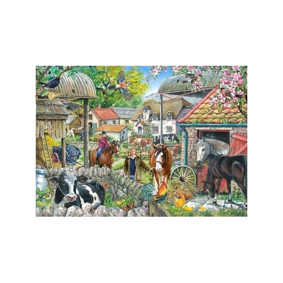House of Puzzles - Horseshoe Farm BIG 250 Piece Jigsaw Puzzle