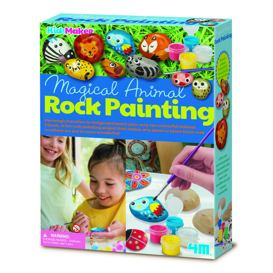 Great Gizmos - KidzMaker Magical Animal Rock Painting - 404756