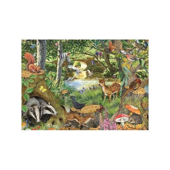 House of Puzzles - Riverside Glade BIG500 Piece Jigsaw Puzzle