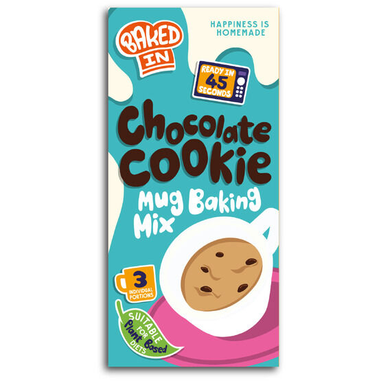 Baked In - Chocolate Cookie Mug Baking Mix 3 Pack