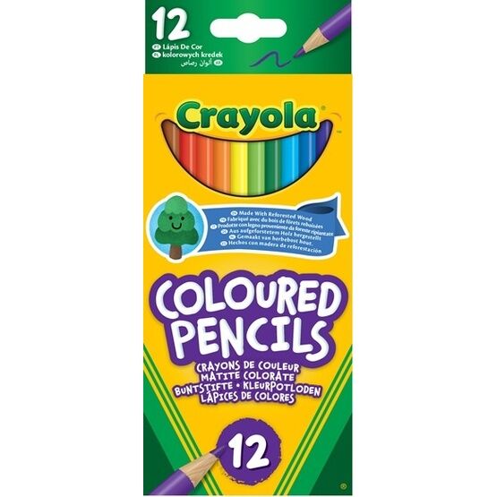 Crayola - 12 Coloured Pencils