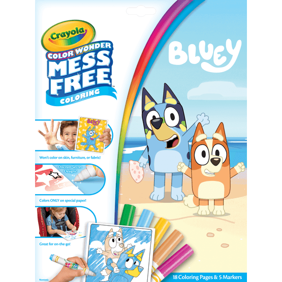 Crayola - Bluey Colour Wonder Foldalope Colouring Book