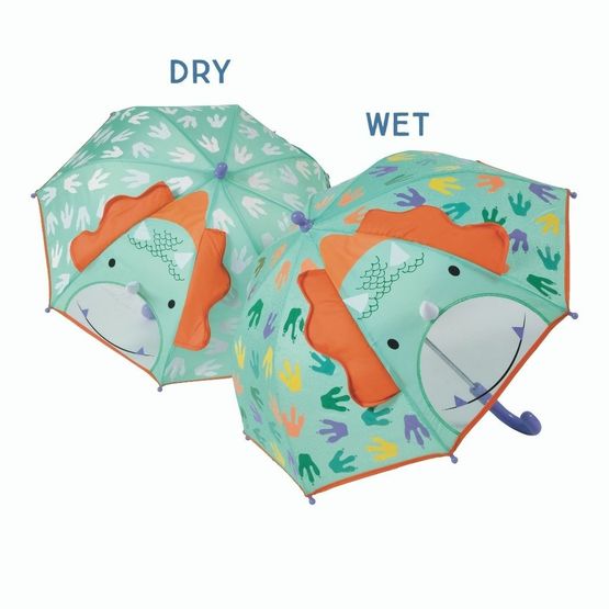 Floss &amp; Rock - Dino 3D Colour Changing Umbrella