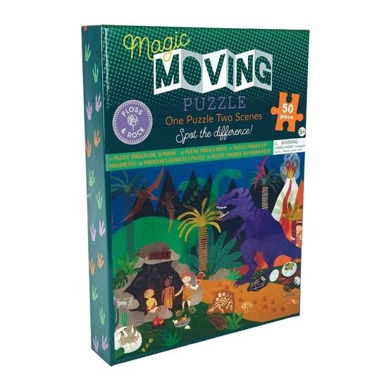 Floss & Rock - Dino 50pc Magic Moving Puzzle - 44P6433