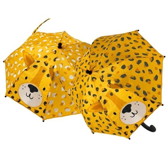 Floss & Rock Colour Changing 3D Leopard Umbrella