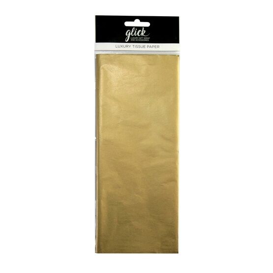Glick - Tissue - Plain Gold