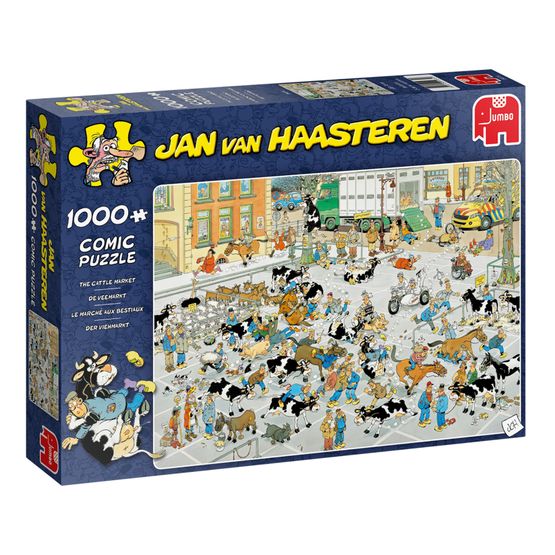 Jumbo - Jan van Haasteren Cattle Market 1000 Piece Puzzle