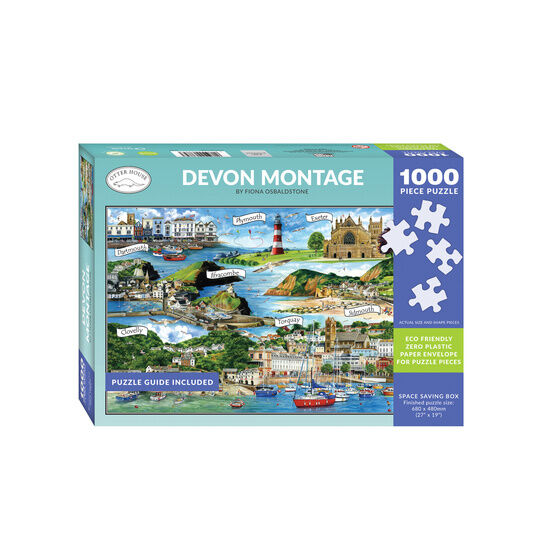 Otter House - Devon Montage - 1000 Piece - 76104