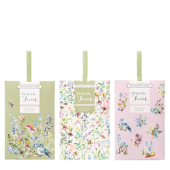 Heathcote & Ivory - Flower Of Focus Scented Sachets