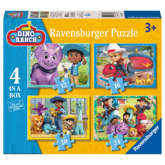 Ravensburger Dino Ranch 4-in-a-Box Jigsaw Puzzle