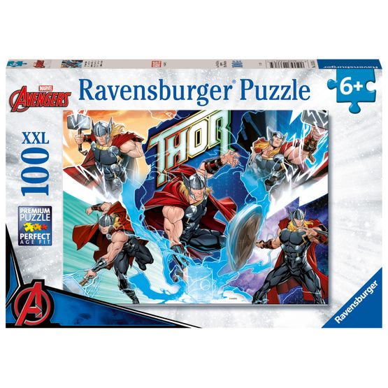 Ravensburger - Marvel Hero Thor 100 Piece Jigsaw Puzzle