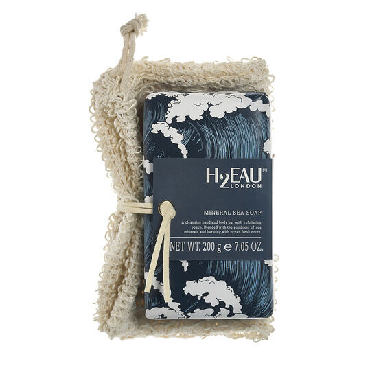 The Somerset Toiletry Co. H2EAU Mineral Sea Soap & Exfoliating Mitten 200g