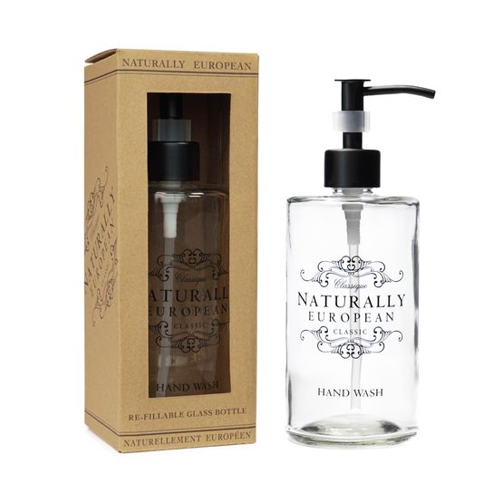 The Somerset Toiletry Co. Naturally European Hand Wash 500ml Refillable Glass Bottle
