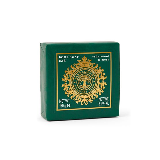 The Somerset Toiletry Co. - Sandalwood Country Club - Cedarwood &amp; Moss Soap Bar 150g